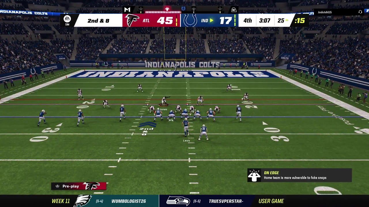 Every IND Will Levis Passing TD from Week 11 Premier Madden League